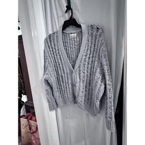 Urban Outfitters Bluish Gray Button Up Cardigan Sz M